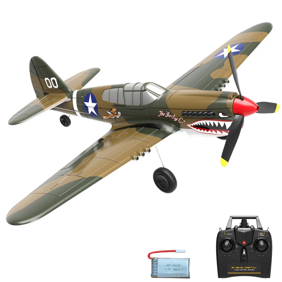 (image for) VOLANTEX P-40 WARHAWK MICRO RC AIRPLANE COMPL.w/STABILIZATION SYST.